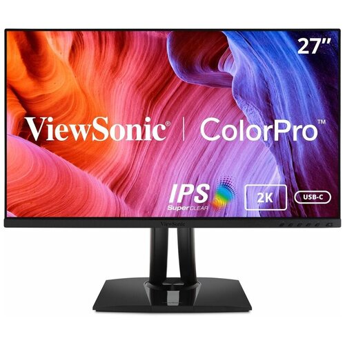 Монитор 27 Viewsonic VP2756-2K Black с поворотом экрана IPS 2560x1440 5 ms 178178 350 cdm 20M1 HDMI14 3725000₽