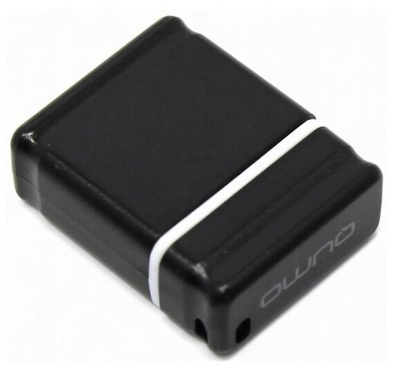Флешка 16Gb Qumo Nano Black USB 2.0 (QM16GUD-NANO-B)