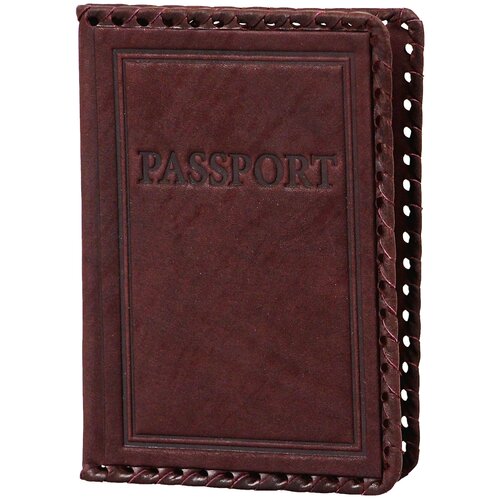 фото Обложка для паспорта макей, коричневый