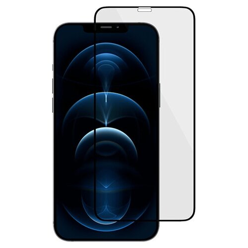 Защитное стекло ROCKET Edge 3D Cover для iPhone 12 / 12Pro, чёрная рамка, 0,3мм