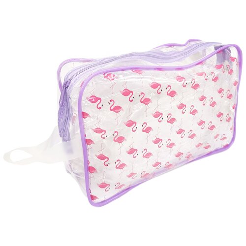 фото Фиолетовая косметичка с фламинго ars