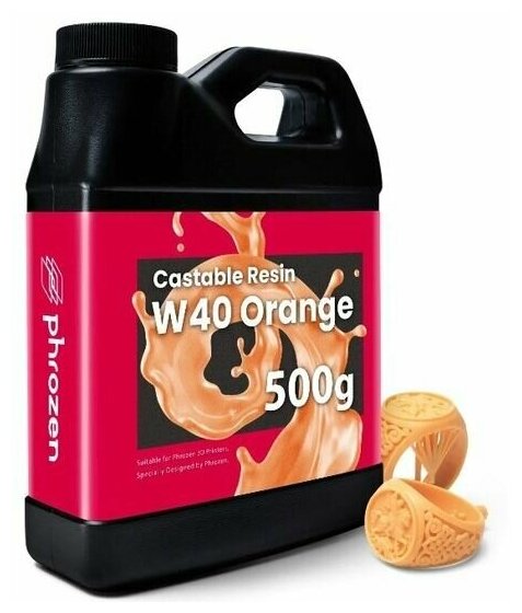 Фотополимер Phrozen Wax-like Dental Orange, оранжевый, 0,5 кг