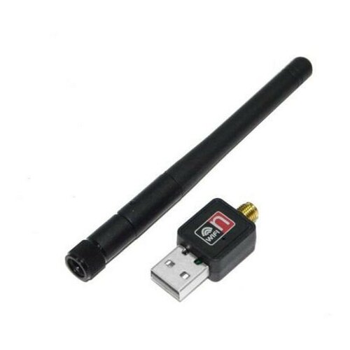 USB адаптер, adapter 802.11 WiFi с антенной stock 10pc rtl8188eu wifi adapter 150mbps mini wi fi adapter pc computer usb wifi dongle 2 4g network card antena wifi receiver