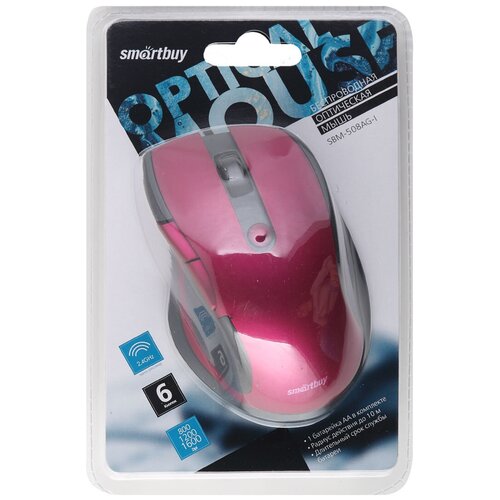 Мышь беспроводная Smartbuy 508 бордо SBM-508AG-I 119000₽