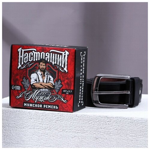 фото Ремень , размер 137, черный dreammart