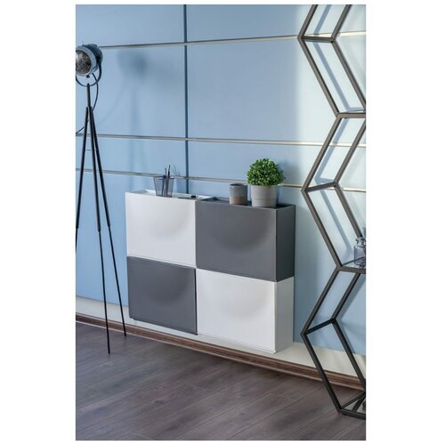 Econova Обувница 512х185х38 см Белый 433281416 2938₽