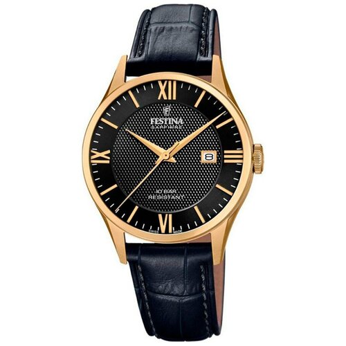 Наручные часы FESTINA Swiss Made, серебряный, черный наручные часы festina swiss made наручные часы festina swiss made 20012 мужские кварцевые водонепроницаемые золотой