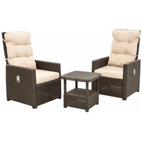 Комплект уличной мебели B: rattan MANCHESTER SET 2 венге