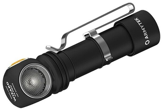 Универсальный фонарь ARMYTEK Wizard C2 Pro Magnet USB, черный / желтый [f08701c] - фото №12