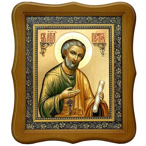 Петр первоверховный апостол. Икона на холсте. петр первоверховный апостол икона на холсте