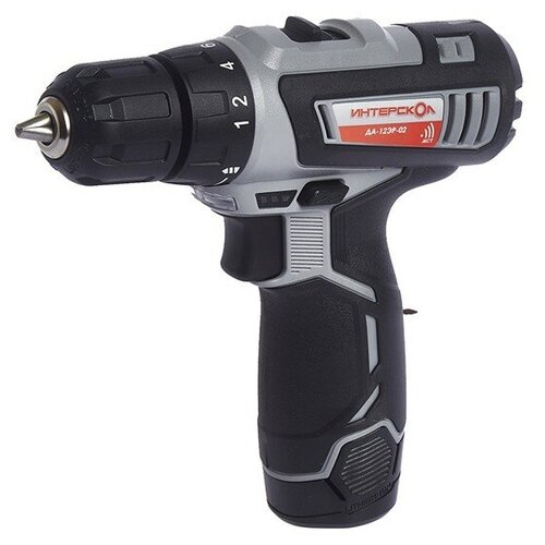 Дрель-шуруповерт ИНТЕРСКОЛ ДА-12ЭР-02 Li-ion 2x15 Ач арт 5340201 566000₽