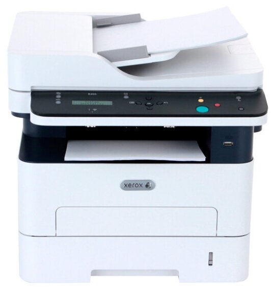 МФУ лазерный Xerox WorkCentre B205NI B205VNI A4 Net WiFi белыйсиний