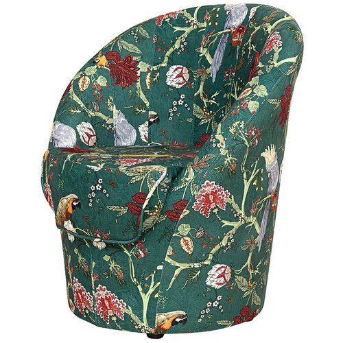 Кресло Алекс попугаи зеленый