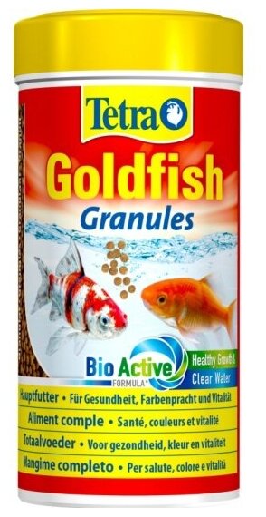 Корм для холодноводных рыб и золотых рыбок Tetra Goldfish Granules 250 мл. плавающие гранулы