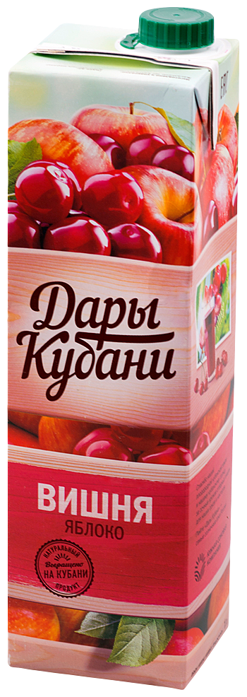 Нектар яблочно-вишневый Дары Кубани, 1 л - фотография № 9