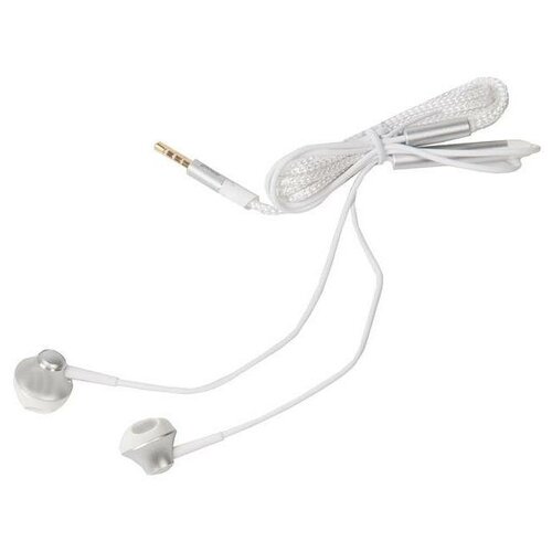 Гарнитура проводная с микрофоном и пультом управления jack 35 мм серебро NGH06-0S 128300₽