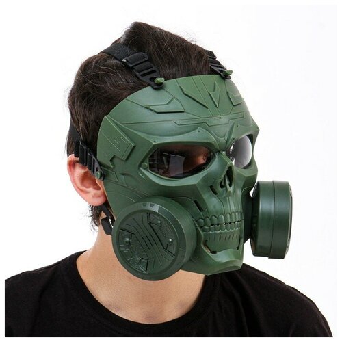 фото Маска защитная "elimination game", зеленая no name