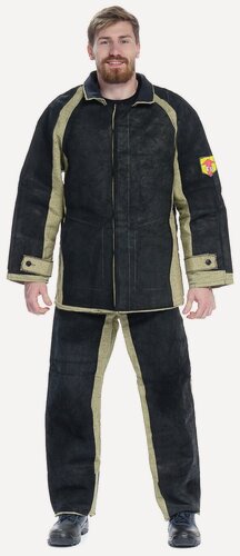 Изображение товара Костюм сварщика комбинированный брезентовый со спилком (размер 44-46, рост 170-176)