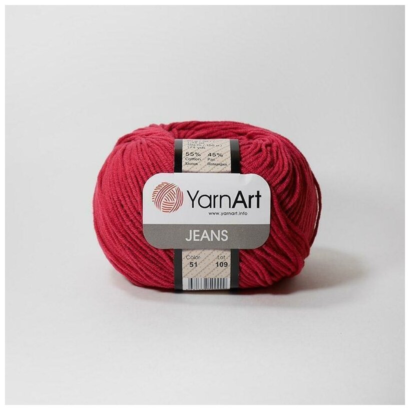  YarnArt Jeans ( ) - 1  : 51 - 55% , 45%  160/50