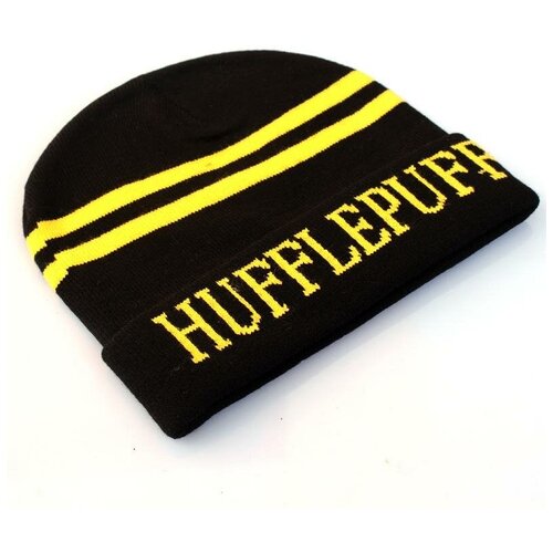 фото Шапка пуффендуй (с надписью), универсальный размер нет бренда