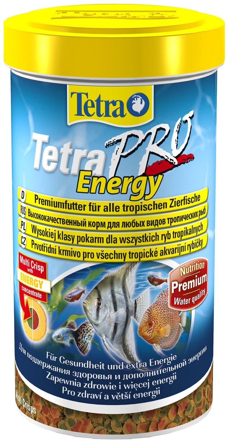 TetraPro Energy Crisps корм-чипсы для всех видов рыб для дополнительной энергии 500 мл - фотография № 2