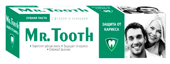 Зубная паста Mr.Tooth Защита от Кариеса 100 мл