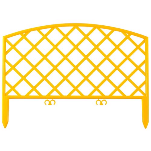 Декоративный забор GRINDA Плетень 28х320 см, желтый 422207-Y