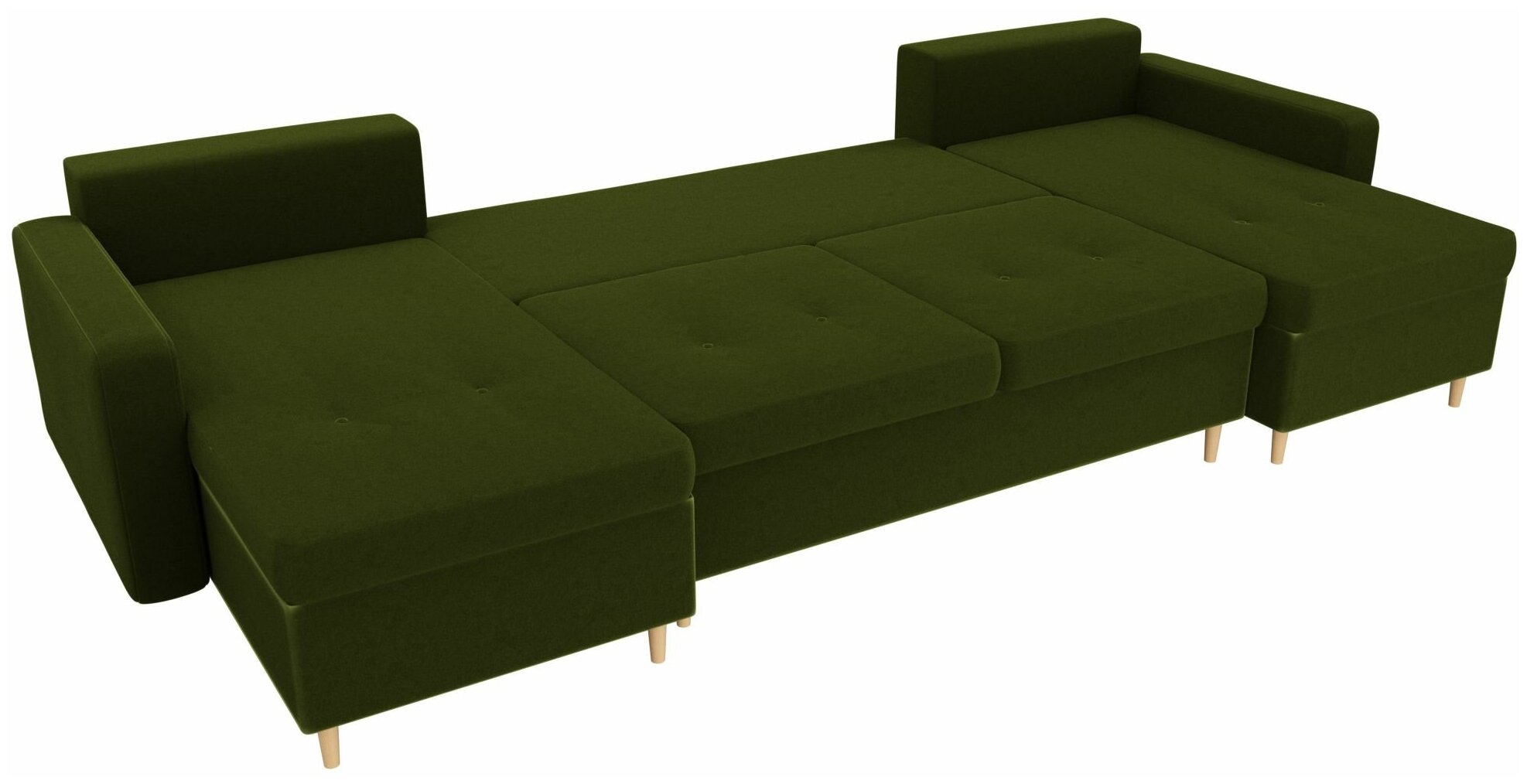 П-образный диван Белфаст, Микровельвет, Модель 31558