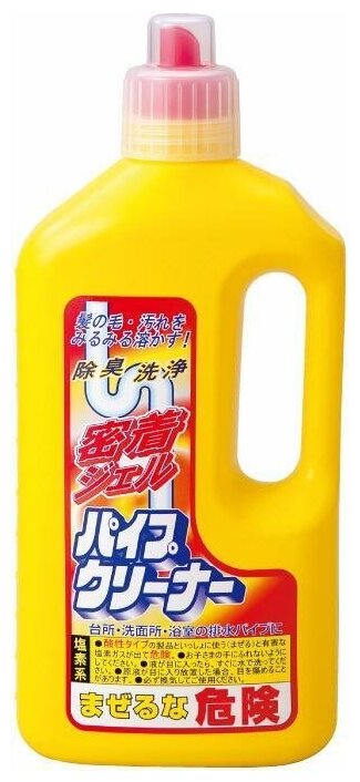 Nihon Detergent Гель для прочистки труб очищающий и удаляющий запах Gel pipe cleaner 800г