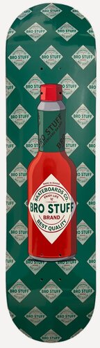 Изображение товара Дека для скейтборда BroStuff hot skateboard, размер 8.25x31.625