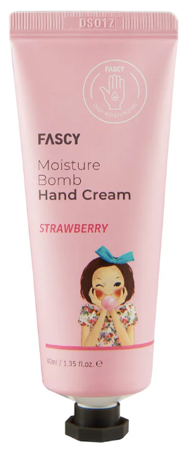 Fascy Крем для рук с экстрактом клубники Moisture Bomb Hand Cream Strawberry, 40 мл