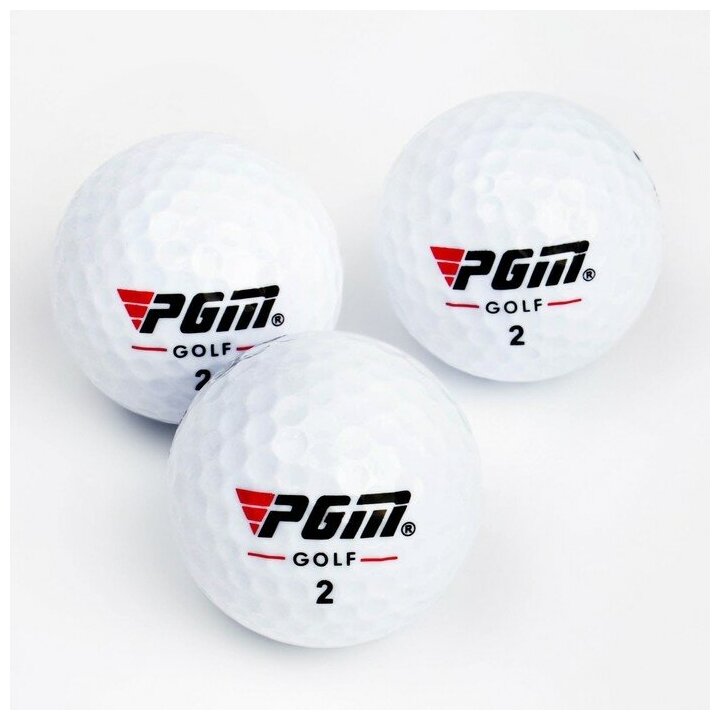 Мячи для гольфа "VS" PGM, трехкомпонентные, d=4.3 см, набор 3 шт 7696754 - фотография № 1