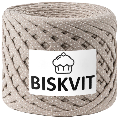 Нить вязальная Biskvit Biskvit, 100 % хлопок, 300 г, 100 м, 1 шт., 1834 Какао с молоком 100 м нить вязальная biskvit biskvit 100 % хлопок 300 г 100 м 1 шт 556 какао 100 м