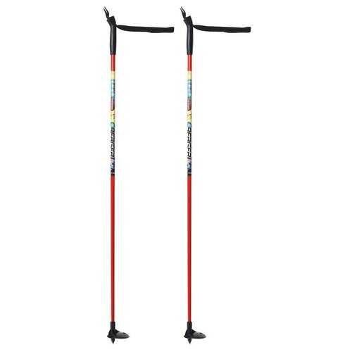 Детские лыжные палки Сима-ленд 595253, 100 см, красный палки лыжные стеклопластиковые г бийск 165 см 897533