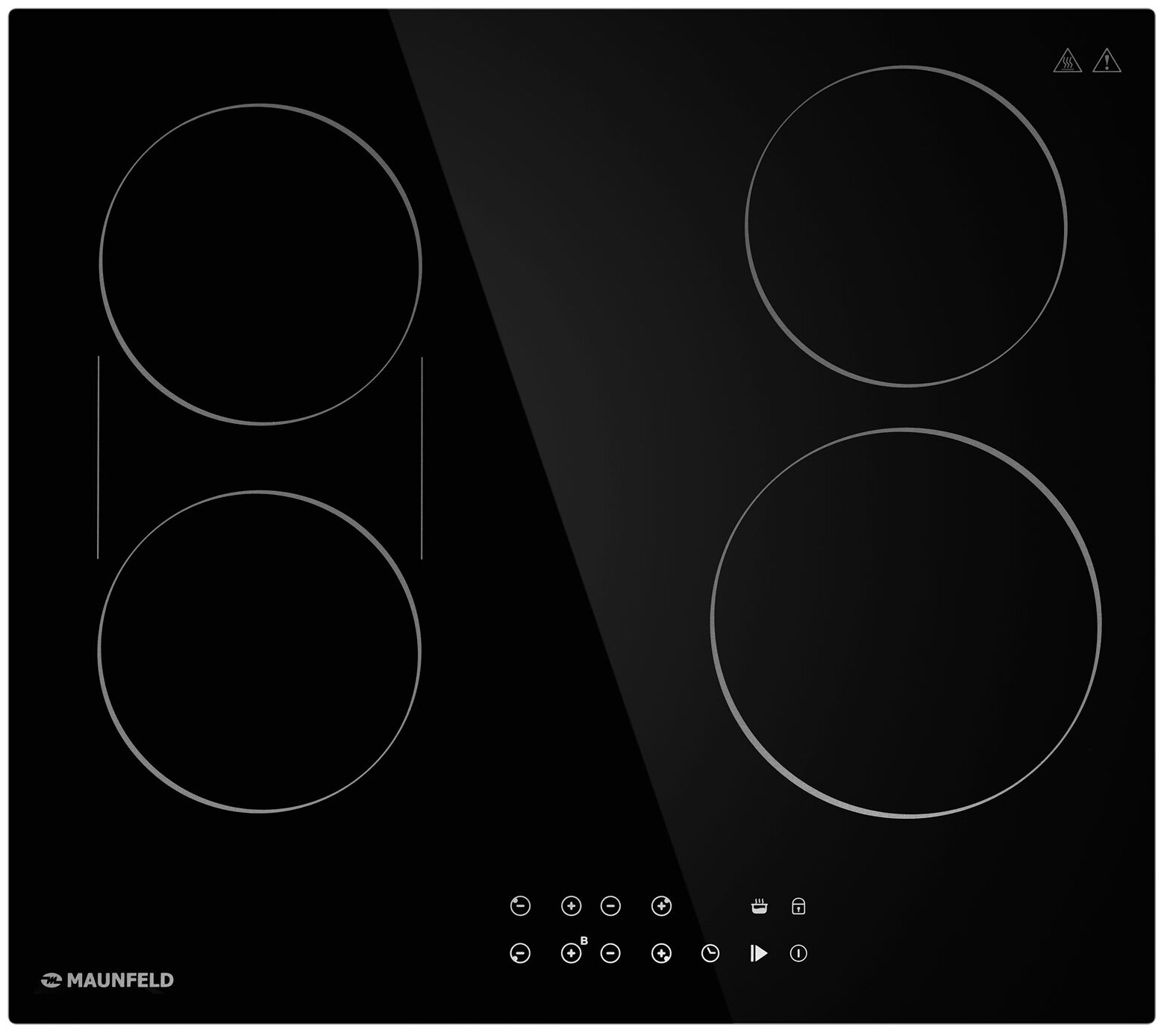 Электрическая варочная панель MAUNFELD CVCE594BDBK - фотография № 2