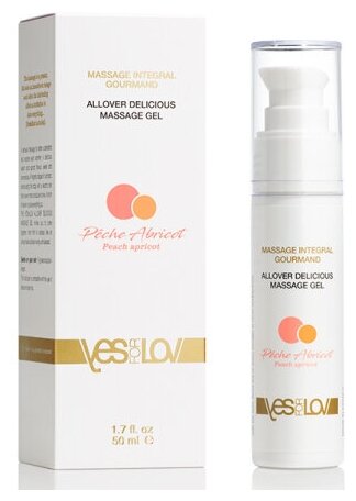 Массажный гель и лубрикант YESforLOV Allover Delicious Massage Gel, 50 мл