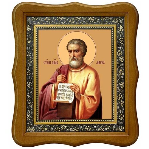 Марк апостол и евангелист. Икона на холсте.