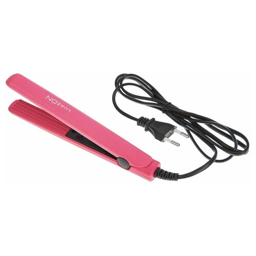 Щипцы-гофре Luazon LW-44 мини 25 Вт керамическое покрытие 70х15 мм до 160 C розовые 200500₽