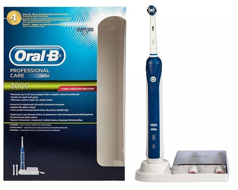 Электрическая зубная щетка Braun Oral-B 3000 Professional Care D20