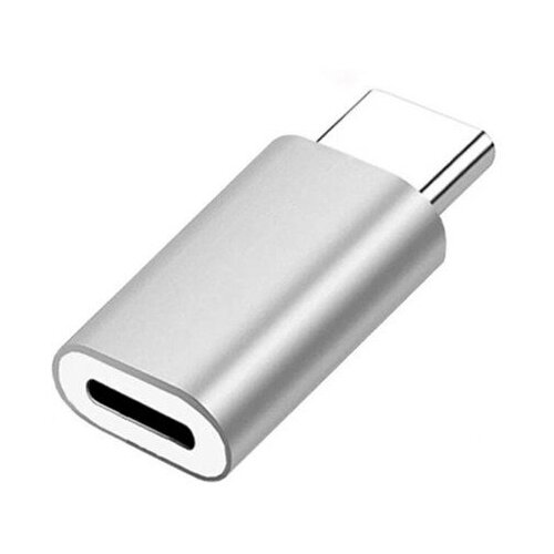 Адаптер Prime Line Lightning - USB Type-C, Silver