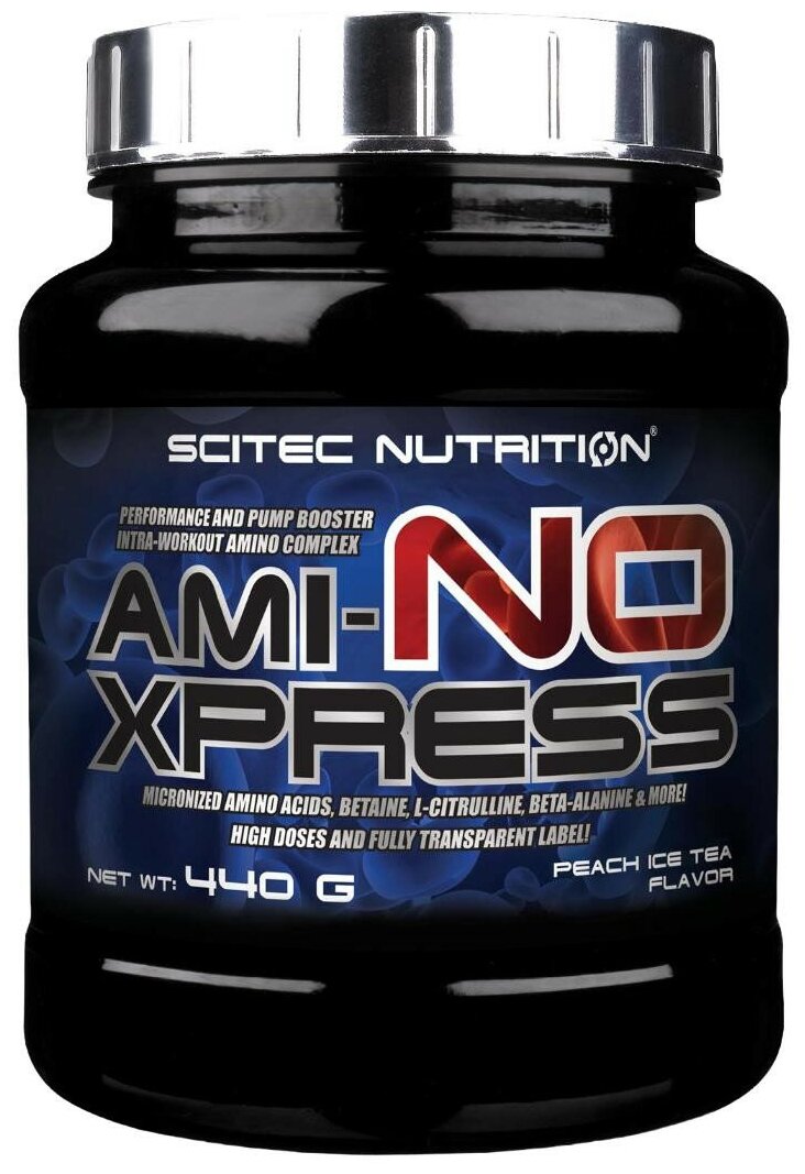 Scitec Nutrition Ami-NO Xpress 440 гр (персик-холодный чай)