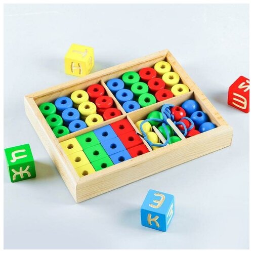 Дидактический набор в коробке, 48 деталей