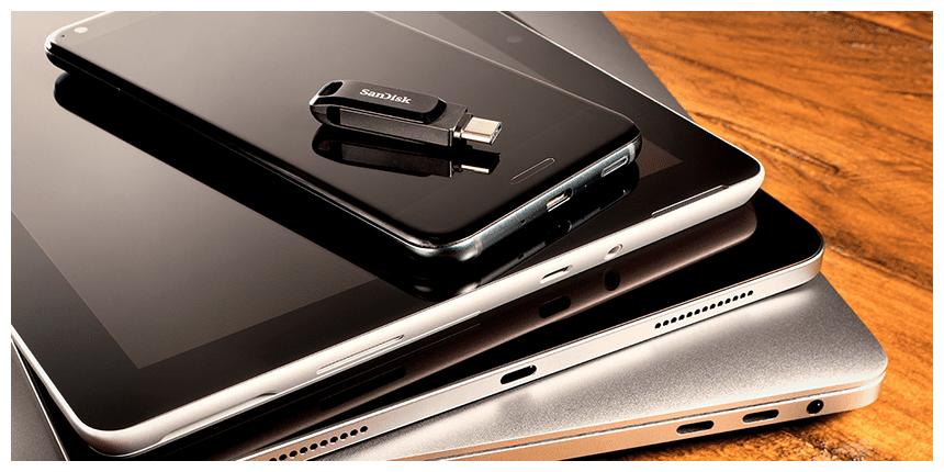 USB Flash накопитель 64GB SanDisk Ultra Dual Drive Go (SDDDC3-064G-G46) USB 3.0 + Type C (OTG) Черный - фото №13