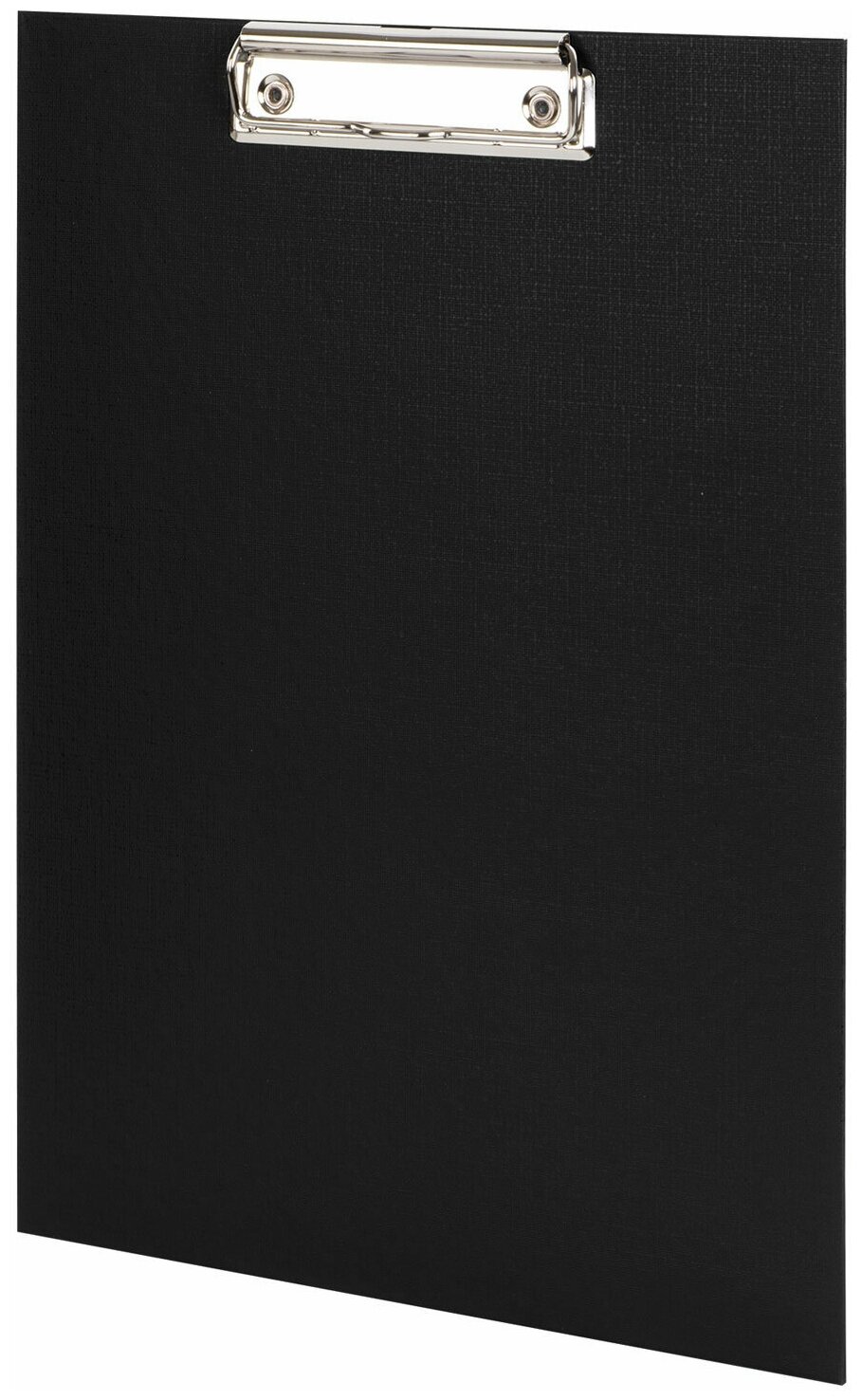 Доска-планшет STAFF "EVERYDAY" с прижимом А4 (225х316 мм), картон/бумвинил, россия, черная, 229051
