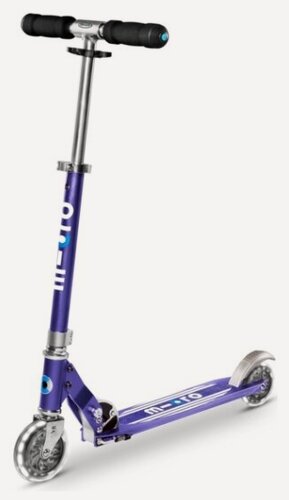 Изображение товара Самокат Micro Sprite LED Синие полоски