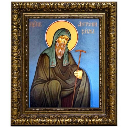 Антоний Римлянин, Новгородский, Преподобный. Икона на холсте.
