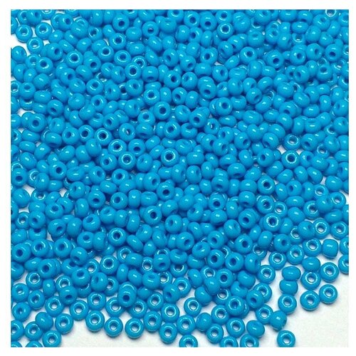 Бисер круглый PRECIOSA круглый 12/0 2 мм, 50 г, 63050 темно голубой (6596160992)