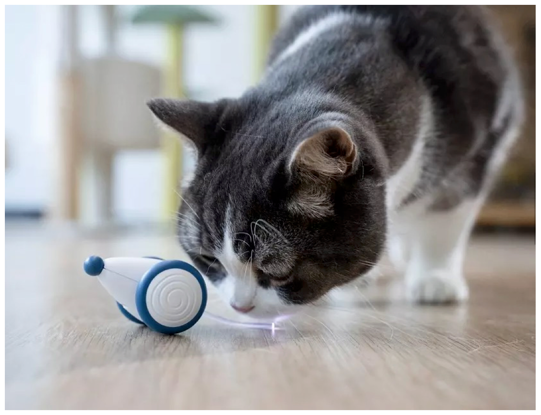 Умная игрушка Cheerble Wicked Mouse для кота, игрушки для котят, мышка для кошки, USB зарядка - фотография № 5