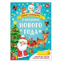 Адвент-календарь с плакатом «В ожидании Нового года», формат А4, 16 стр.