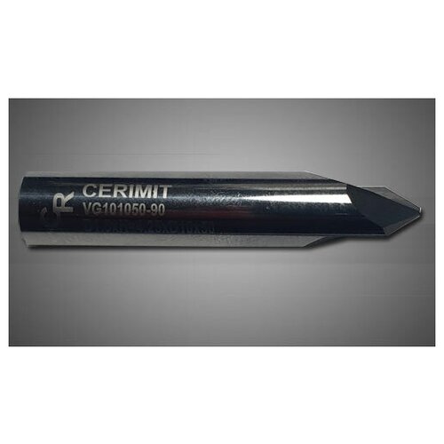 Концевая фреза Cerimit-VG101050-90°: Серия-VG222-90°;108°;120°;135°: Твердосплавные двухзаходные V- образные фрезы для сгиба композитных материалов